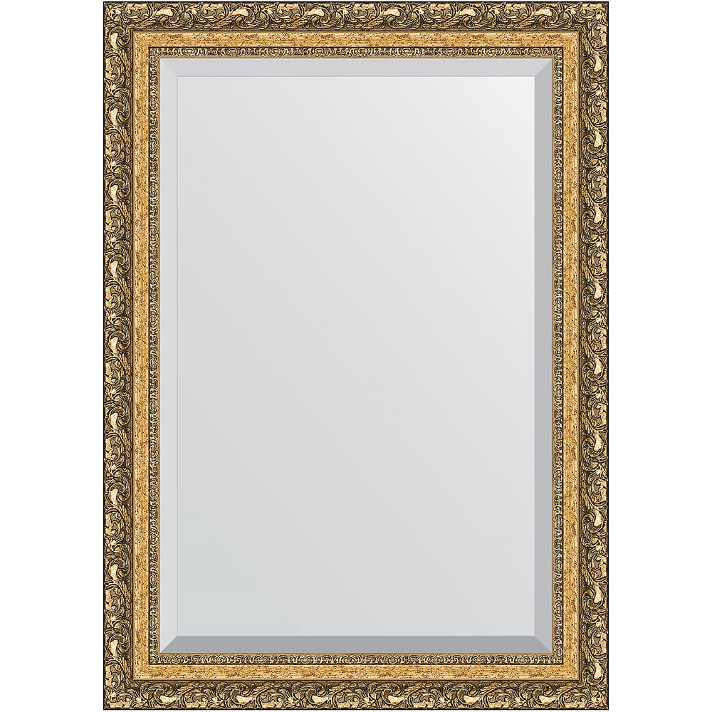 Изображение товара Зеркало EVOFORM с фацетом в багетной раме - виньетка бронзовая 85 мм 75x105 см