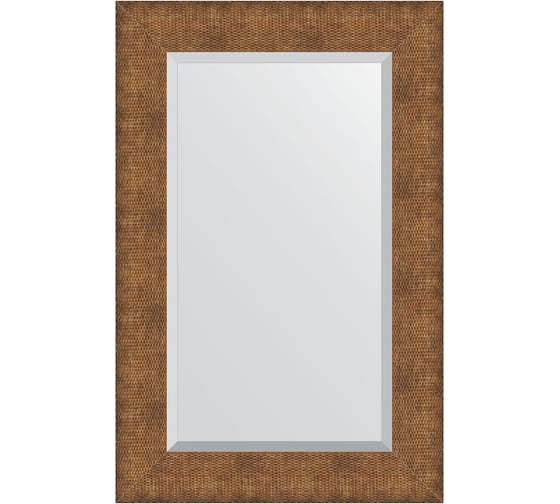 Изображение товара Зеркало EVOFORM с фацетом в багетной раме - медная кольчуга 88 мм (57x87 см) BY 3946