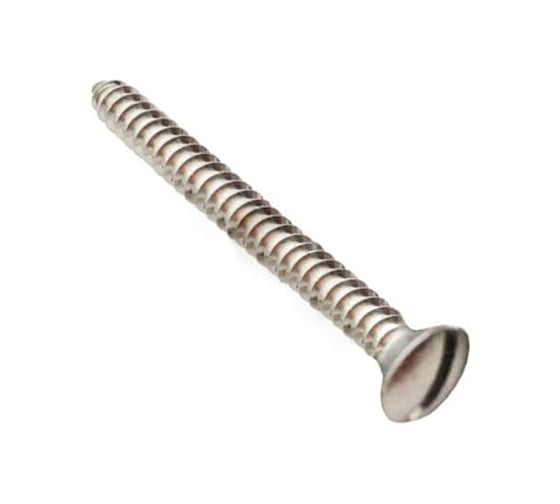 Изображение товара Саморез для установки с выключателями и изоляторами Bironi металл, цвет хром, 2 шт./уп. B-913-30-2