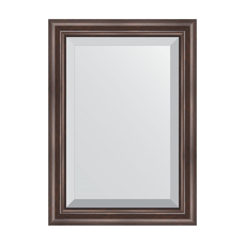 Изображение товара Зеркало EVOFORM с фацетом в багетной раме - палисандр 62 мм (51x71 см) BY 1124