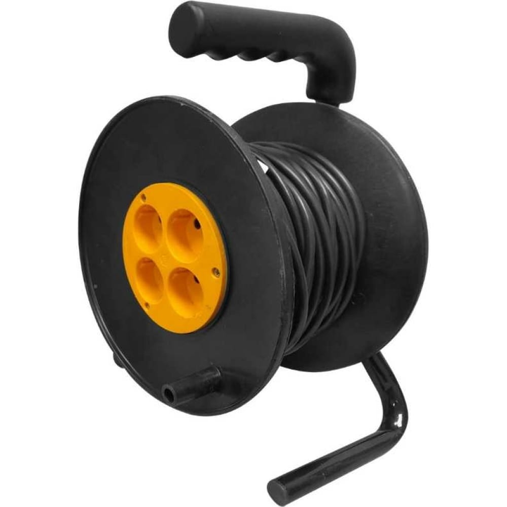 Силовой электрический удлинитель Volsten, цвет черный 14915 УС-4-15 - фото 1