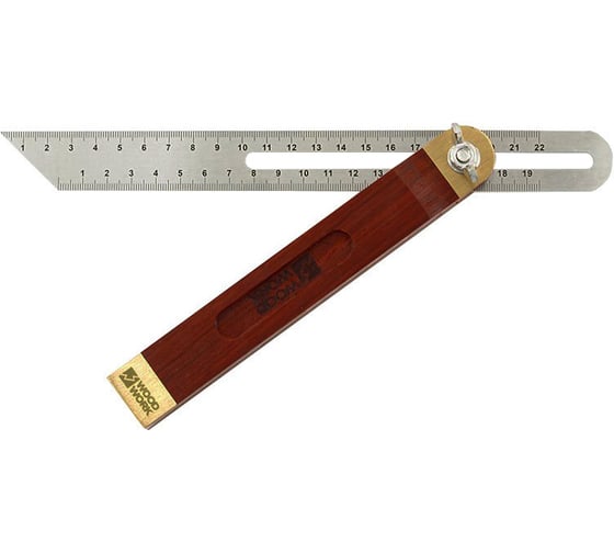 Изображение товара Шаблонный угломер (малка) WOODWORK со скользящим пером, 220 мм TAR-220