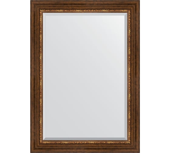 Изображение товара Зеркало EVOFORM с фацетом в багетной раме - римская бронза 88 мм (76x106 см) BY 3465