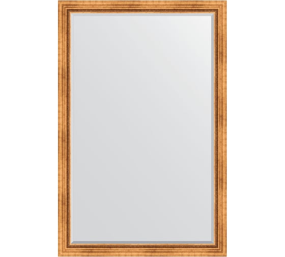 Изображение товара Зеркало EVOFORM с фацетом в багетной раме - римское золото 88 мм (116x176 см) BY 3620