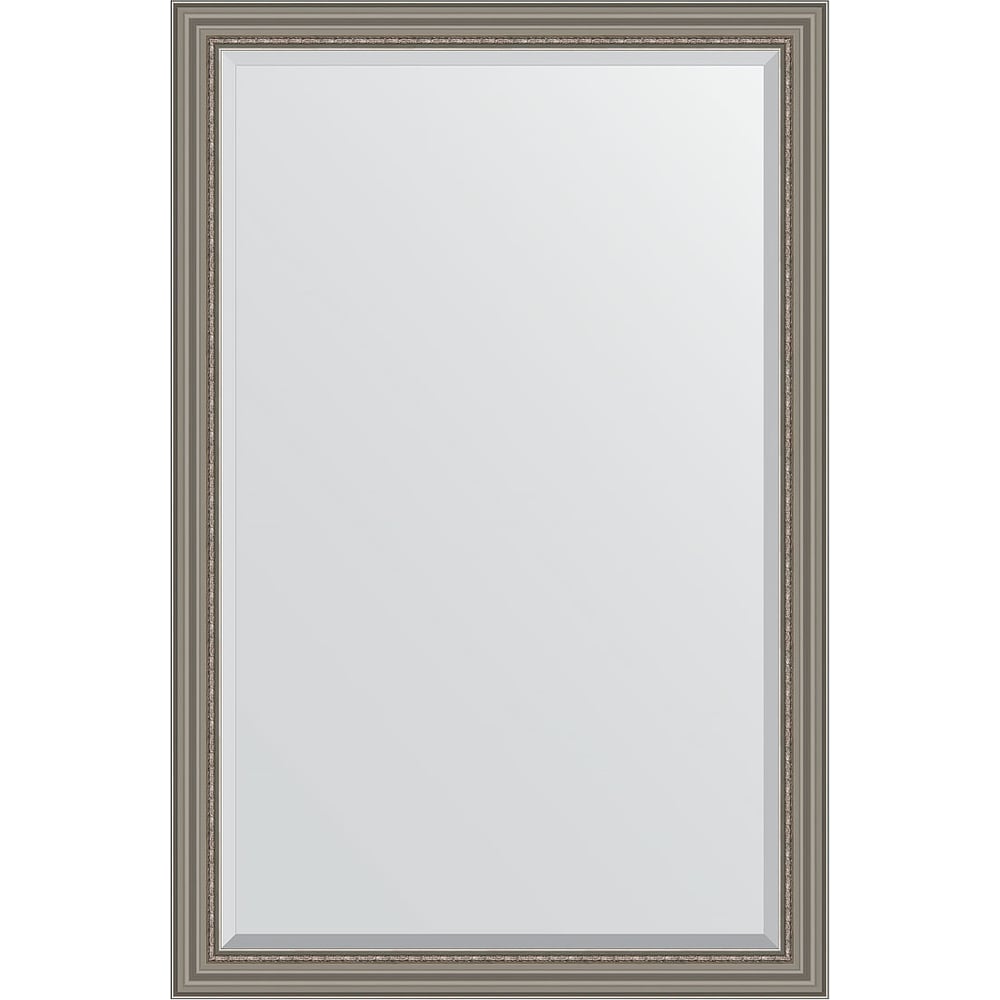 Изображение товара Зеркало EVOFORM с фацетом в багетной раме - римское серебро 88 мм (116x176 см) BY 1317
