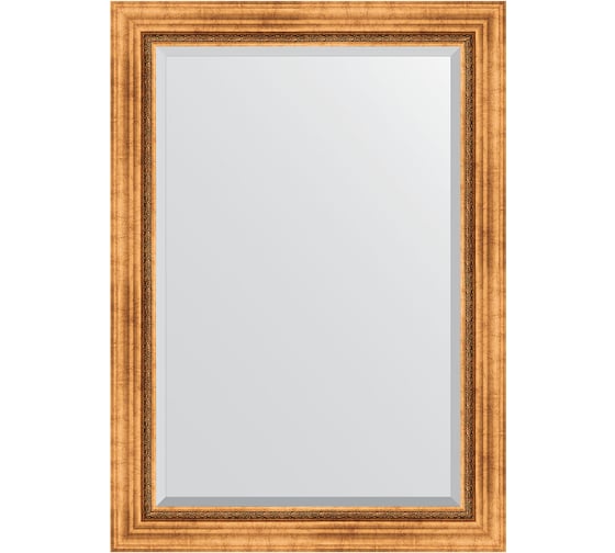 Изображение товара Зеркало EVOFORM с фацетом в багетной раме - римское золото 88 мм (76x106 см) BY 3464