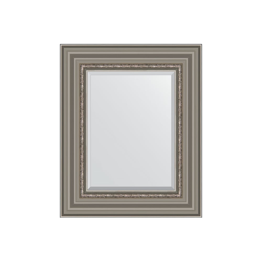 Изображение товара Зеркало EVOFORM с фацетом в багетной раме 46x56 см серебро