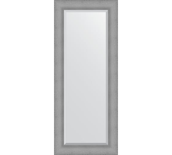 Изображение товара Зеркало EVOFORM с фацетом в багетной раме - серебряная кольчуга 88 мм (57x137 см) BY 3939