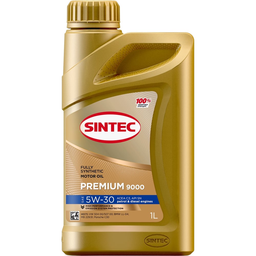 Синтетическое моторное масло Sintec моторное масло sintec