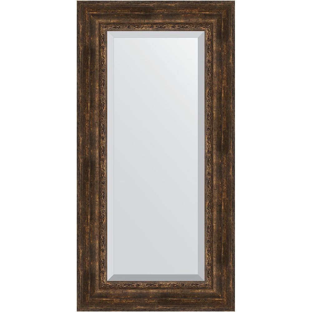 Изображение товара Зеркало EVOFORM с фацетом в багетной раме 62x122 см натуральное дерево