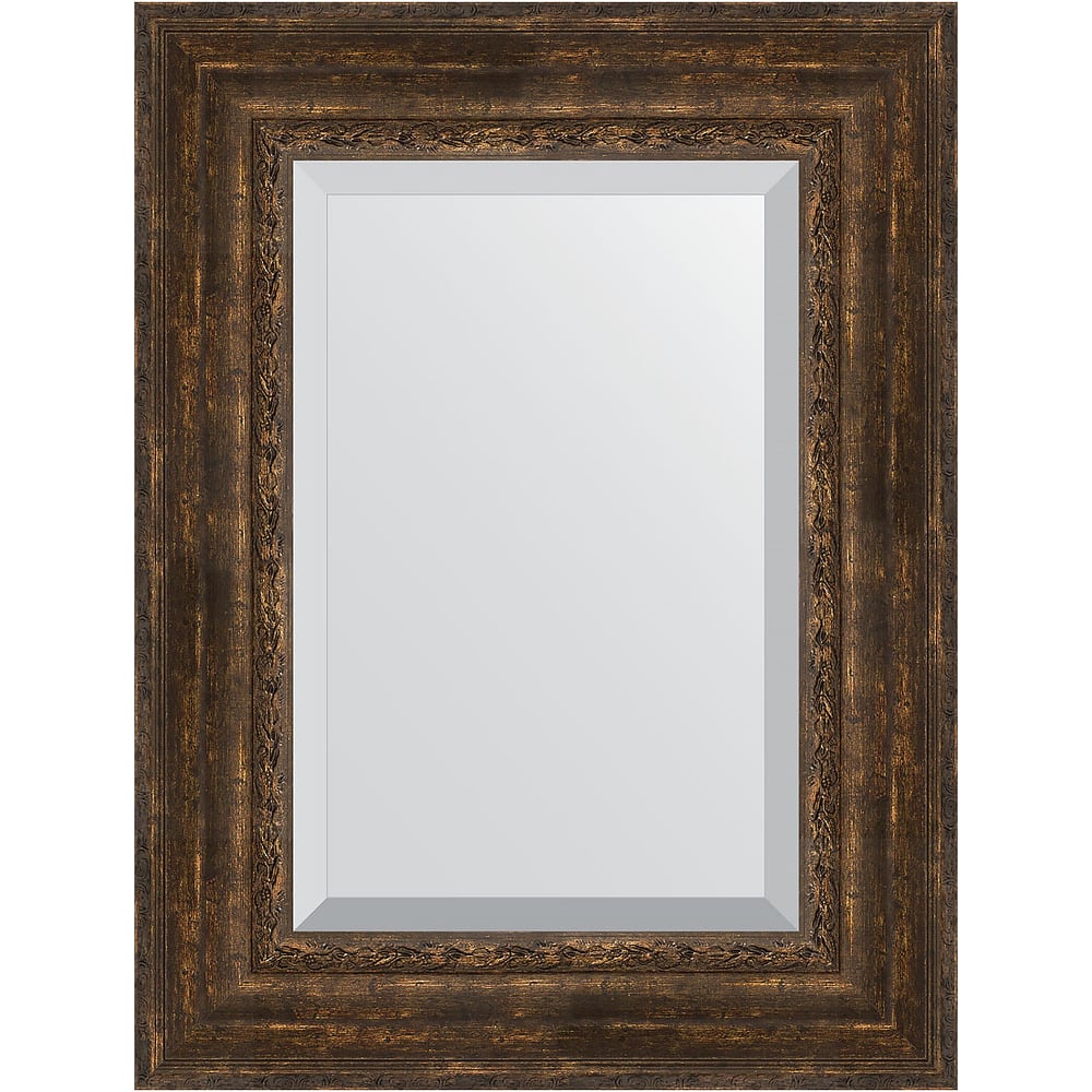 Изображение товара Зеркало EVOFORM с фацетом в багетной раме 62x82 см натуральное дерево