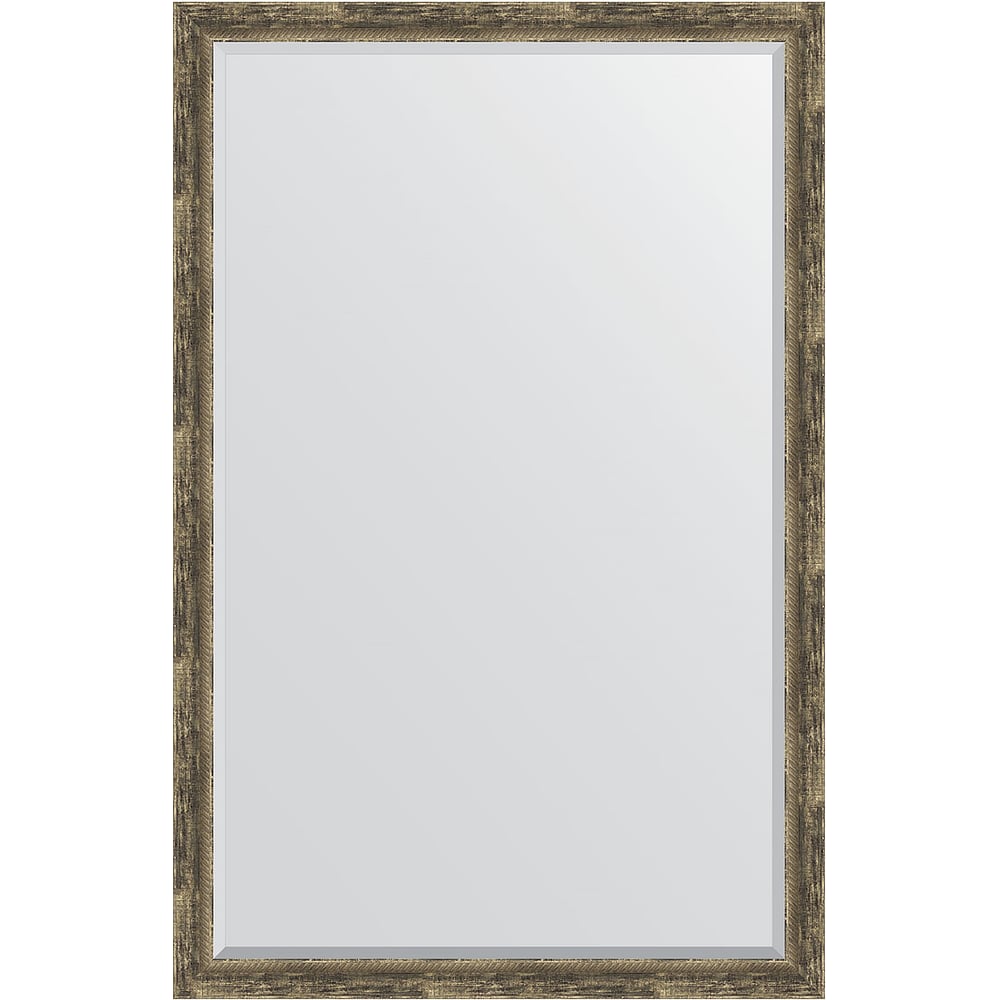 Изображение товара Зеркало EVOFORM с фацетом в багетной раме - старое дерево с плетением 70 мм (113x173 см) BY 3616