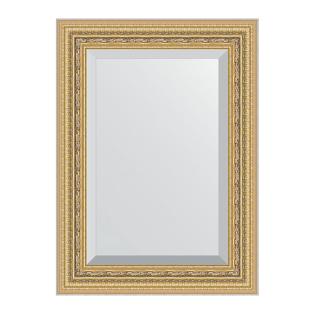 Изображение товара Зеркало EVOFORM с фацетом в багетной раме сусальное золото 55x75 см BY 1224