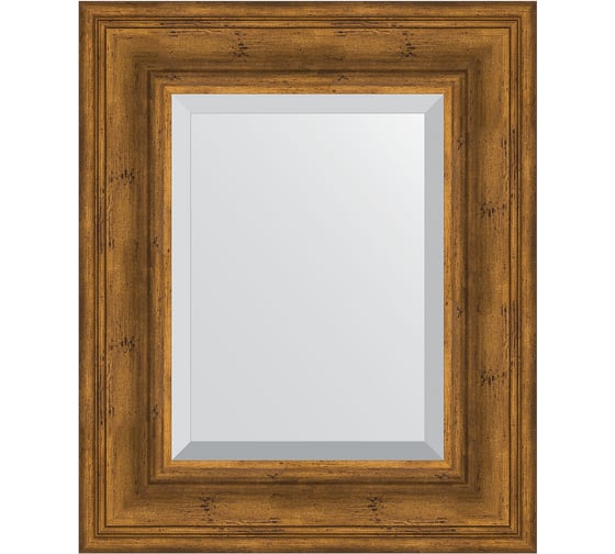 Изображение товара Зеркало EVOFORM с фацетом в багетной раме - травленая бронза 99 мм (49x59 см) BY 3368