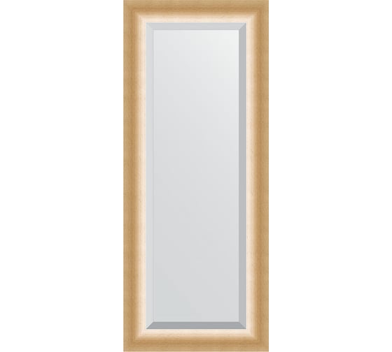 Изображение товара Зеркало EVOFORM с фацетом в багетной раме - травленое золото 87 мм (56x136 см) BY 1161