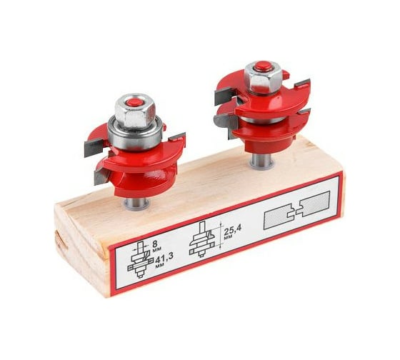 Изображение товара Набор рамочных фрез по дереву 2 шт WORTEX 0318095