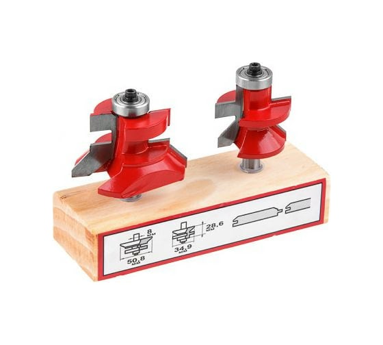 Изображение товара Набор рамочных фрез по дереву 2 шт WORTEX 0318096