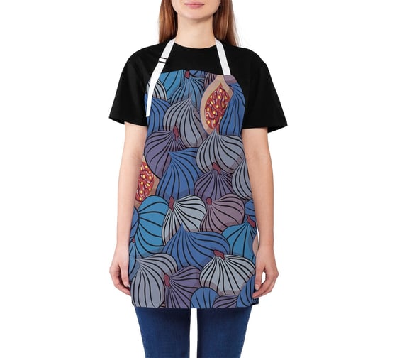 Изображение товара Кухонный фартук JOYARTY Сочный инжир, универсальный размер для женщин и мужчин ap_32475