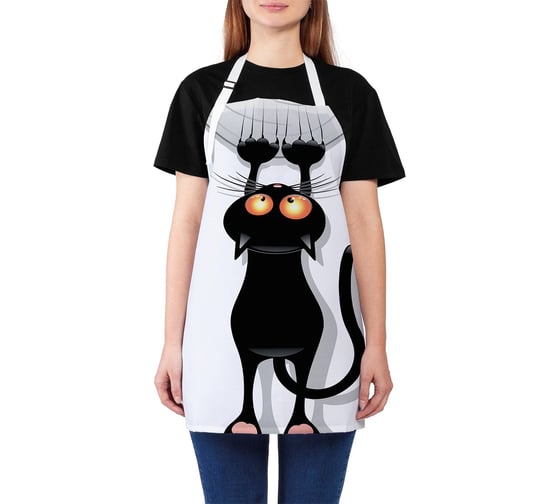 Изображение товара Кухонный фартук JOYARTY Кот-шкодник, универсальный размер для женщин и мужчин ap_18507