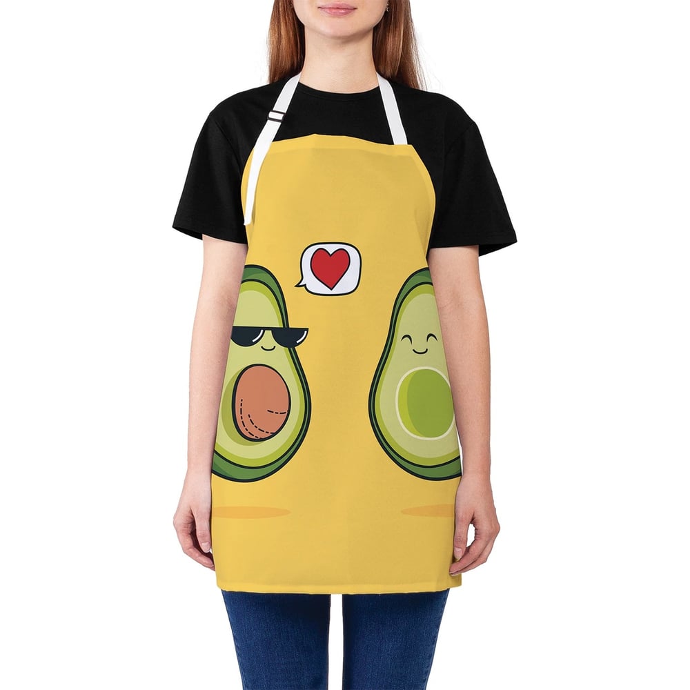 Изображение товара Кухонный фартук JOYARTY Влюбленные авокадо универсальный размер