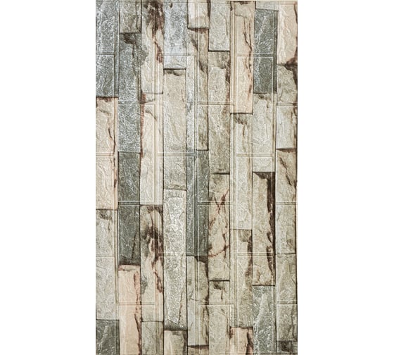 Изображение товара Мягкая самоклеящаяся 3D панель LAKO Камень кладка 11, рулон, 70x600 см LKD-16-05-FC16 LKD-16-05-FC16-RU