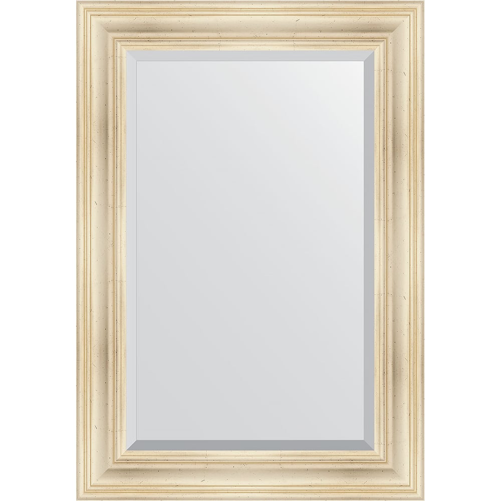 Изображение товара Зеркало EVOFORM 69x99 см с фацетом в серебряной рамe из стекла и полиуретана