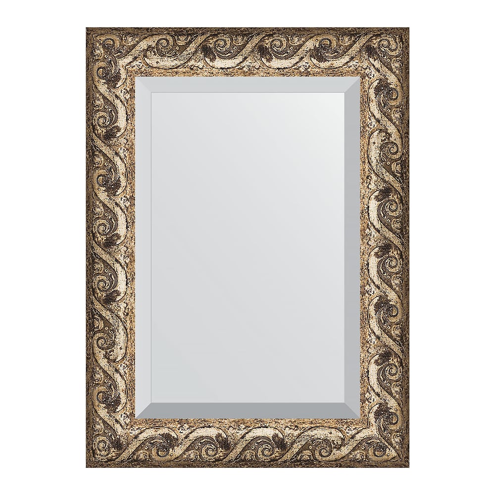 Изображение товара Зеркало EVOFORM с багетной рамой и фацетом 56x76 см золото