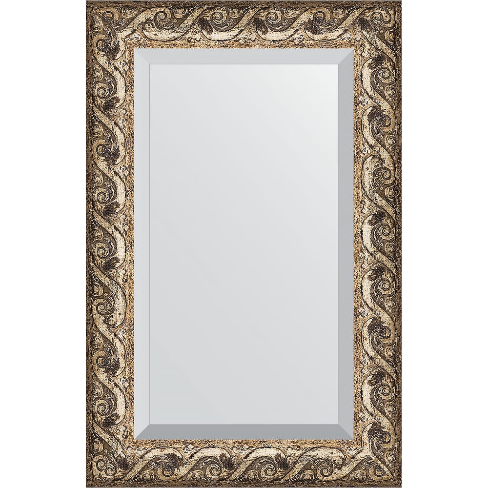 Изображение товара Зеркало EVOFORM с фацетом в багетной раме 56x86 см золото