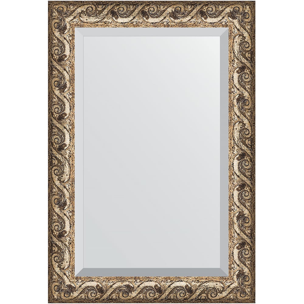 Изображение товара Зеркало EVOFORM с фацетом в багетной раме 66x96 см золото