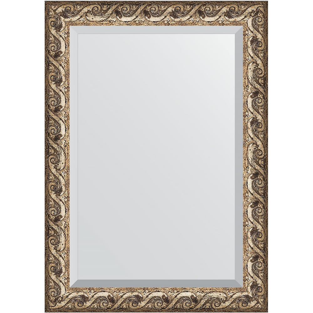 Изображение товара Зеркало EVOFORM с фацетом в багетной раме 76x106 см золотое