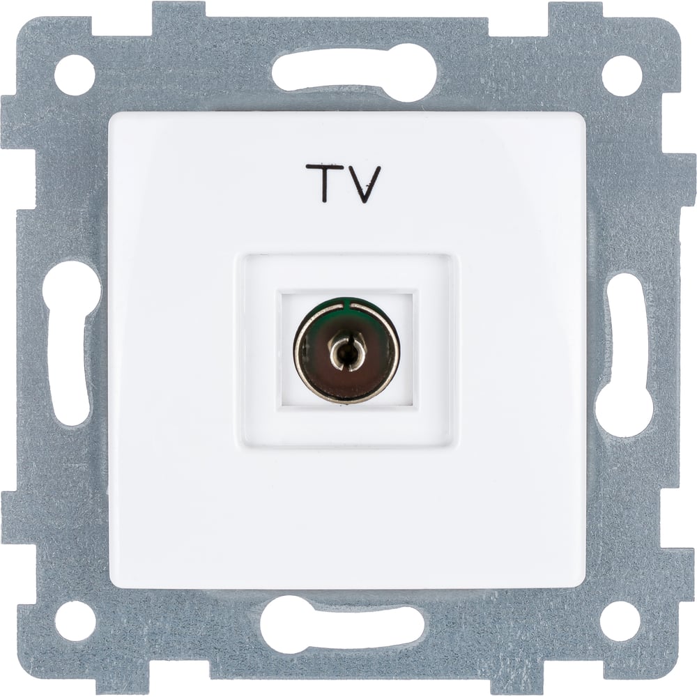 Изображение товара Механизм телевизионной розетки Кунцево-Электро Мария скрытой установки RTВ1-457 белый
