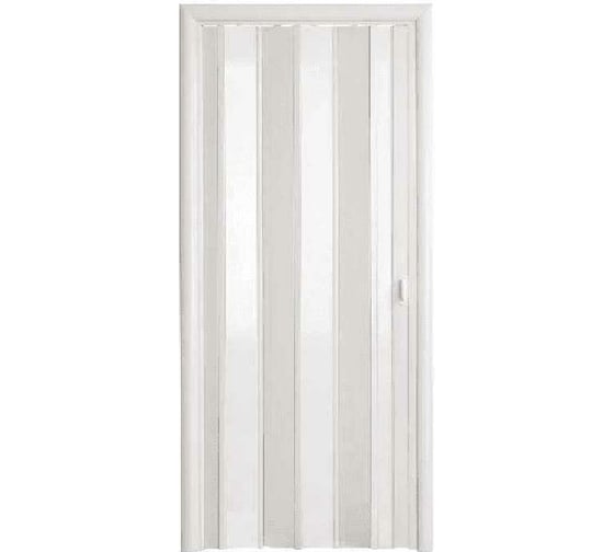 Изображение товара Дверь-гармошка Центурион майами-стиль, белый глянец, 2050x840 мм 815