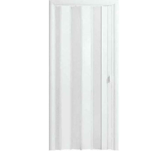 Изображение товара Дверь-гармошка Центурион майами-стиль, белая матовая, 2050x840 мм 814