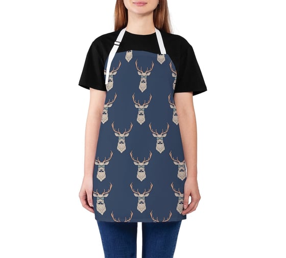 Изображение товара Кухонный фартук JOYARTY Олени в минимализме, универсальный размер для женщин и мужчин ap_50112