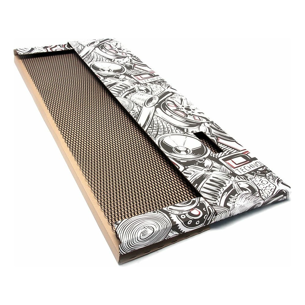 Изображение товара Облицовка радиатора Dreamcar 40x100 см из алюминия черного цвета