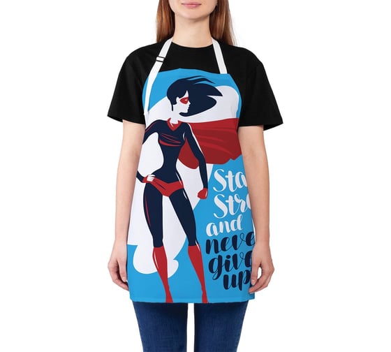 Изображение товара Кухонный фартук JOYARTY Будь сильным, универсальный размер для женщин и мужчин ap_78540