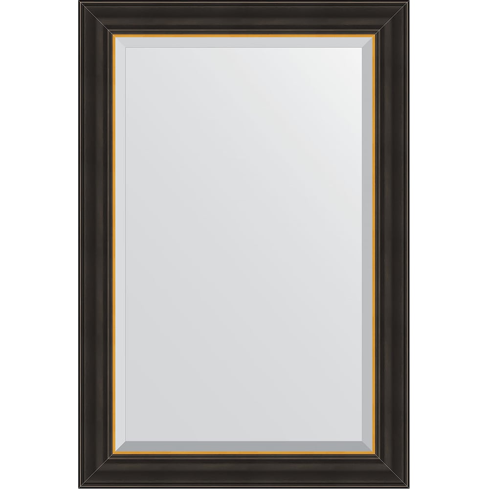 Изображение товара Зеркало EVOFORM с фацетом в багетной раме 64x94 см черное дерево с золотом BY 3925