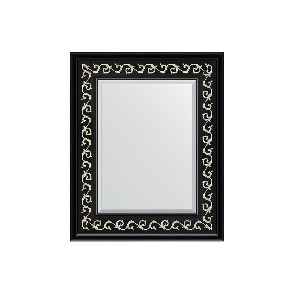 Изображение товара Зеркало EVOFORM с багетной рамой черного ардеко 45x55 см