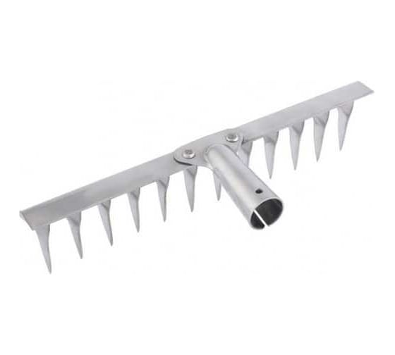 Изображение товара Витые 12-ти зубые грабли ООО Агростройлидер нержавеющая сталь, без черенка САД-08.07