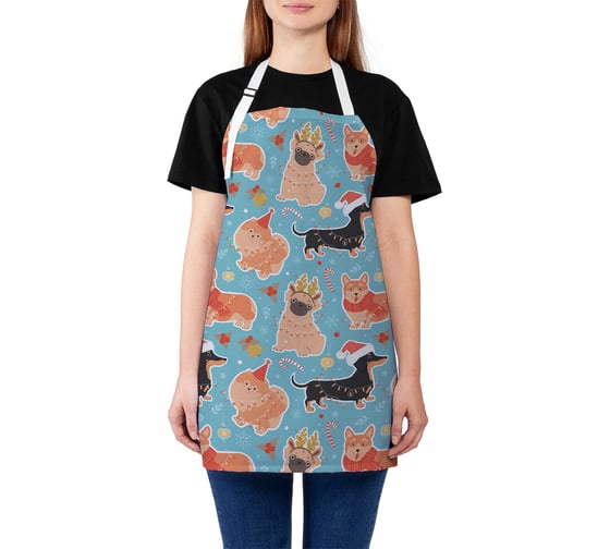Изображение товара Кухонный фартук JOYARTY Собачья вечеринка, универсальный размер для женщин и мужчин ap_419850