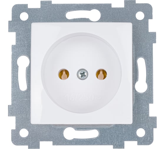 Изображение товара Механизм одноместной розетки Кунцево-Электро Мария скрытой установки РС16-444 110021