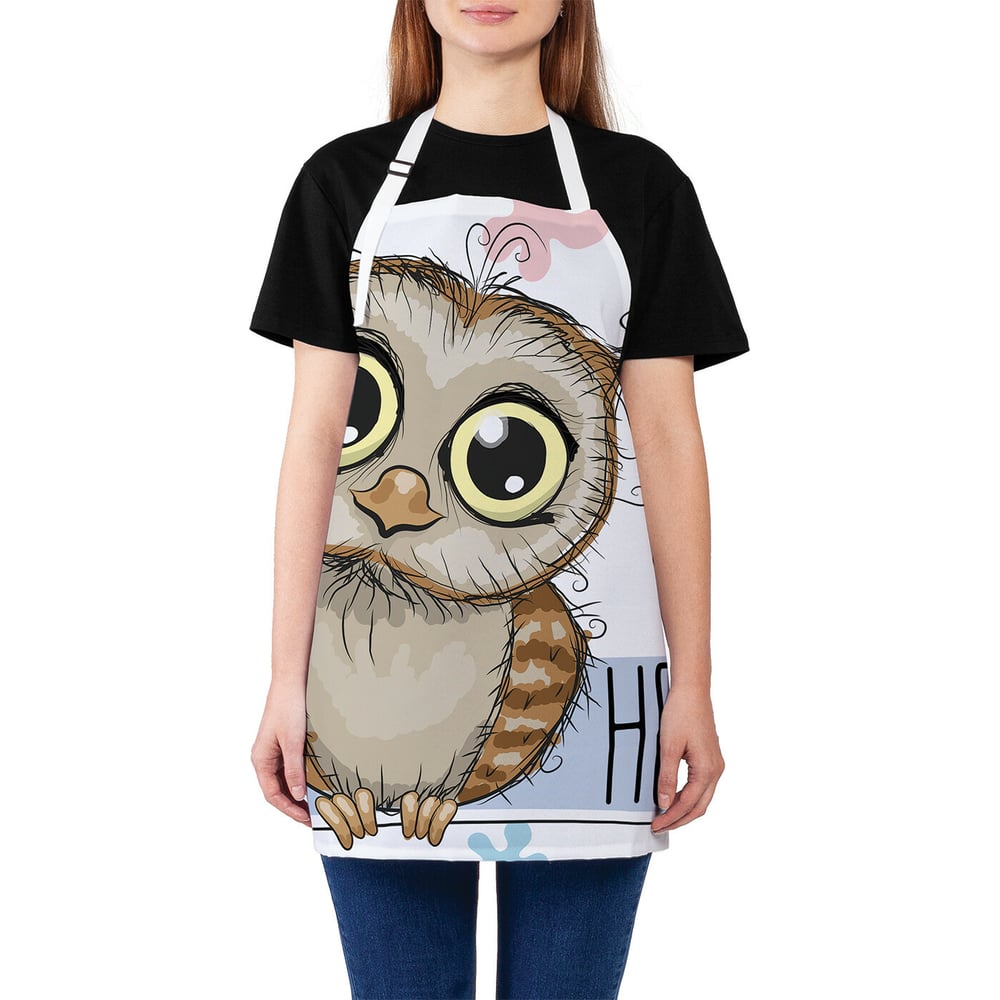 Изображение товара Кухонный фартук JOYARTY Совиный привет универсальный размер