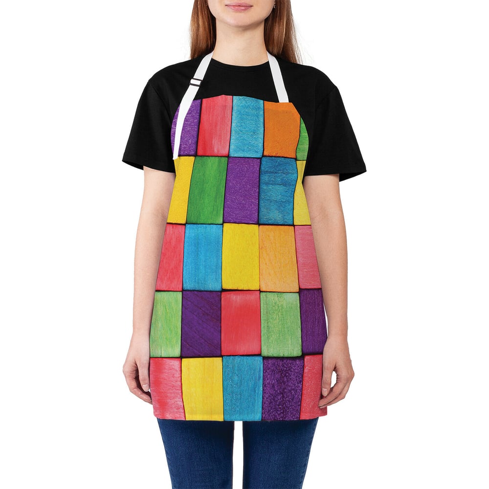 Изображение товара Кухонный фартук JOYARTY Радужная плитка универсальный размер