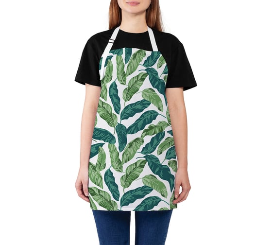 Изображение товара Кухонный фартук JOYARTY Лиственная завеса, универсальный размер для женщин и мужчин ap_8073