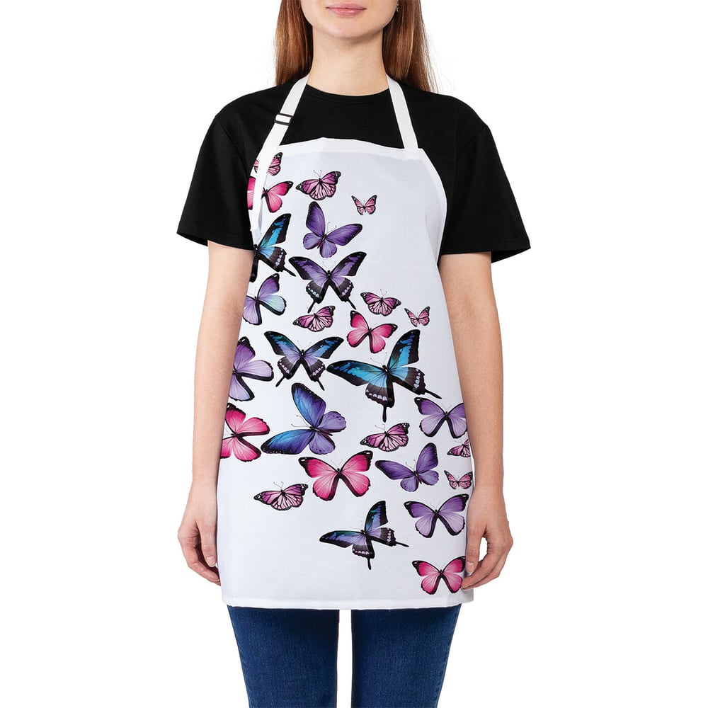 Изображение товара Кухонный фартук JOYARTY Строй бабочек универсальный для женщин и мужчин