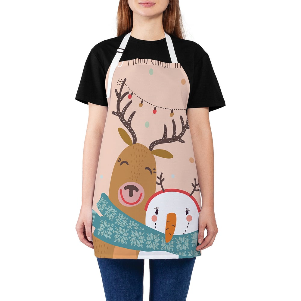 Изображение товара Кухонный фартук JOYARTY Шарф на двоих универсальный размер для женщин и мужчин