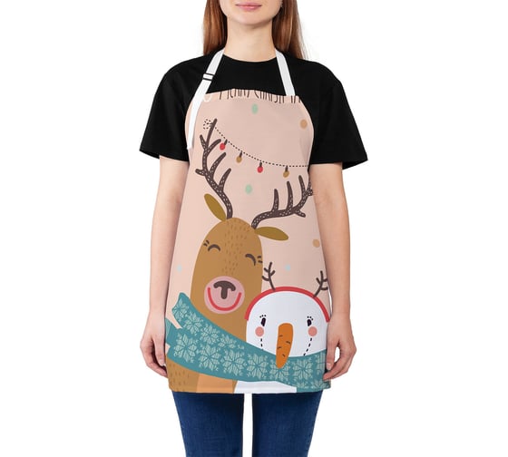 Изображение товара Кухонный фартук JOYARTY Шарф на двоих, универсальный размер для женщин и мужчин ap_78664