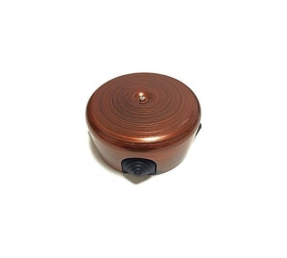 Изображение товара Распределительная коробка Bironi 110мм, пластик, цвет медный век (4 кабельных ввода в комплекте) B1-522-16-K