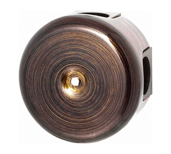 Изображение товара Распределительная коробка Bironi 78мм, пластик, цвет бронза (4 кабельных ввода в комплекте) B1-521-25-K