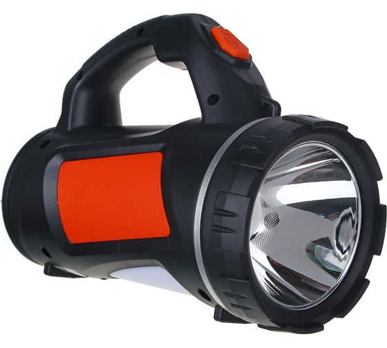 Изображение товара Фонарь ЕРМАК прожектор, SS-5805, 1 LED, 1 СОВ, 3 Вт, 17х11см, 4 режима, 1000мАч, USB, пластик 223-040